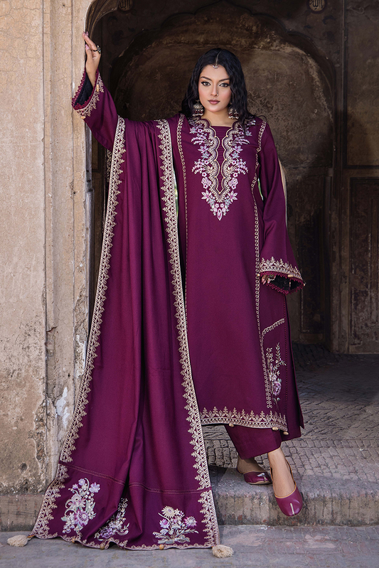 Humdum - Zephyr - Unstitched - 3 Piece - D07