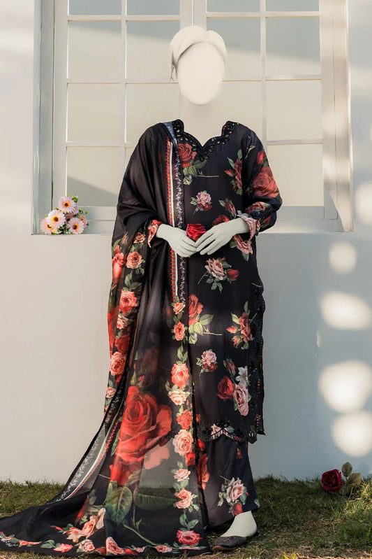 Picture of Zaira & Mahnoor - Rose - 3 PC - Available at Raja Sahib