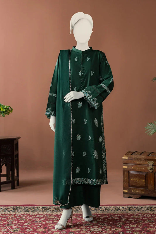 Picture of Zaira & Mahnoor - 3 PC - Sage - Available at Raja Sahib