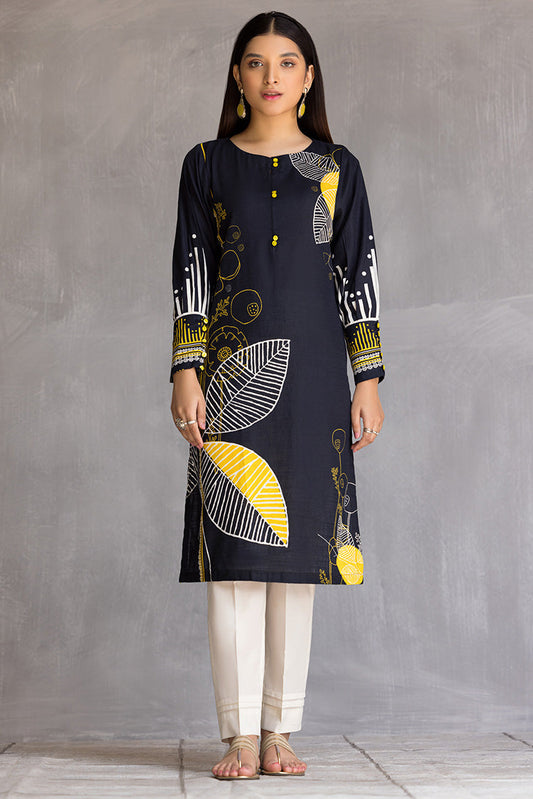 Picture of Ellena - 1-PC Stitched Khaddar Kurti - Available at Raja Sahib