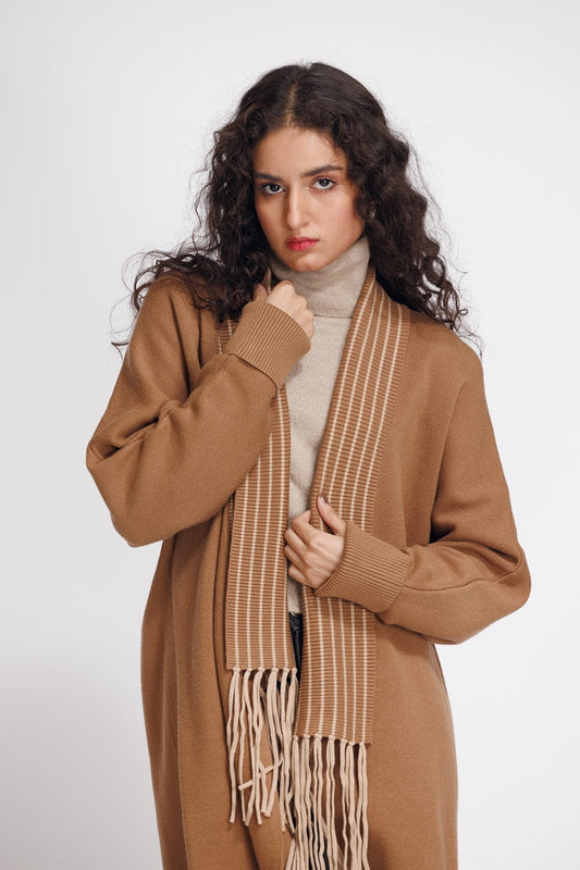 Picture of Ellena - V-Neck Cardigan Sweater - Available at Raja Sahib