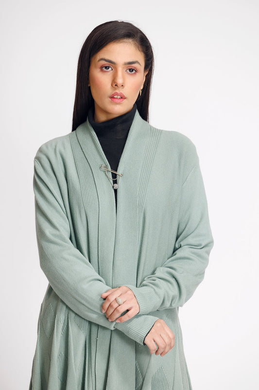 Picture of Ellena - V-Neck Cardigan Sweater - Available at Raja Sahib