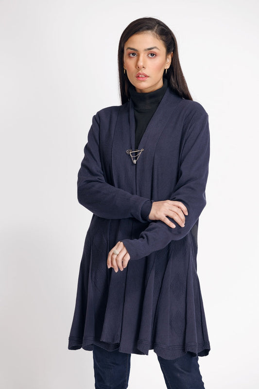 Picture of Ellena - V-Neck Cardigan Sweater - Available at Raja Sahib