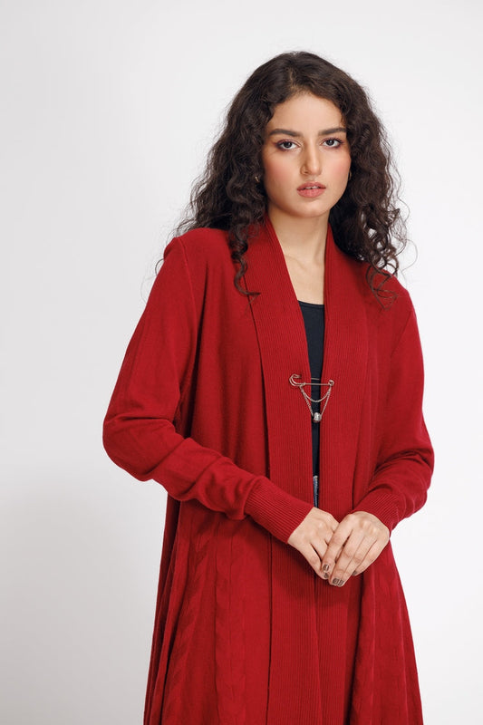 Picture of Ellena - V-Neck Cardigan Sweater - Available at Raja Sahib