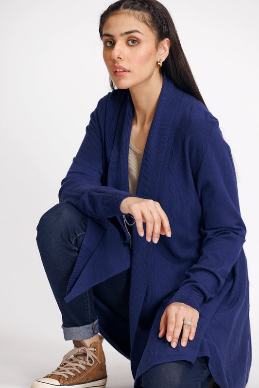 Picture of Ellena - V-Neck Cardigan Sweater - Available at Raja Sahib