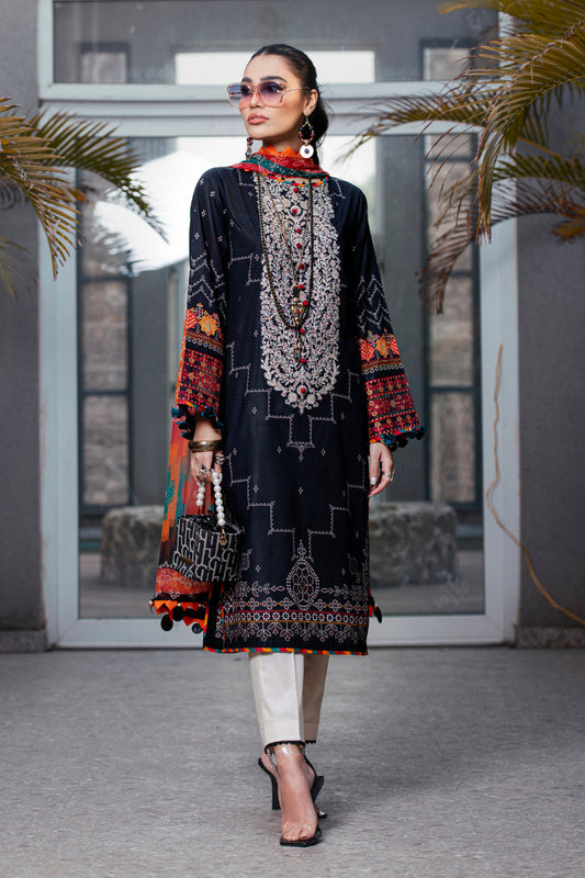 Picture of Ellena - 3-PC Unstitched Digital Printed Lawn Suit - Available at Raja Sahib