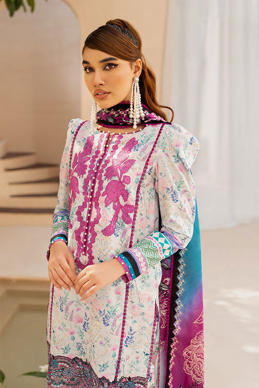Picture of Maria Osama Khan - Raya Unstitched Collection Vol 1 - Electric pink - Available at Raja Sahib