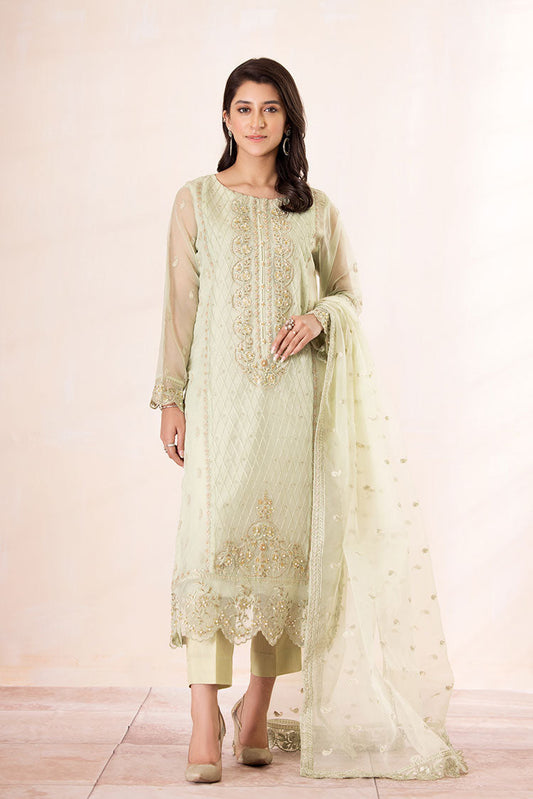 Picture of Ellena - 3-PC Stitched Embroidered Organza Suit - Available at Raja Sahib