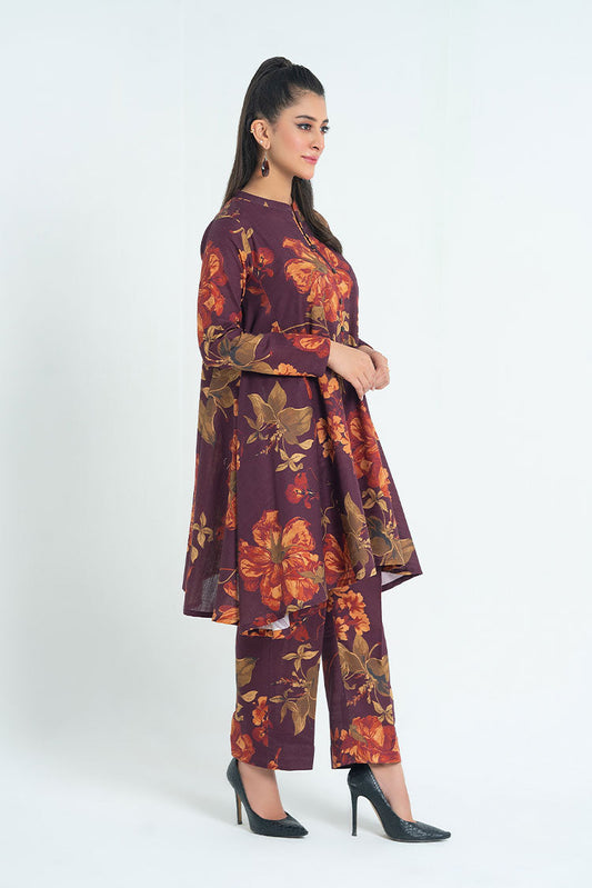 Picture of Ellena - 2-PC Stitched Printed Khaddar Suit - Available at Raja Sahib