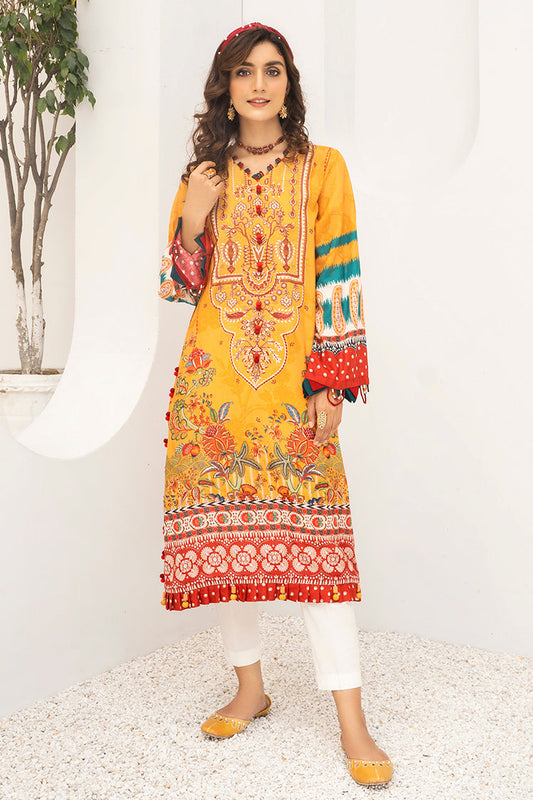 Picture of Ellena - 1-PC Unstitched Jacquard Kurti - Available at Raja Sahib