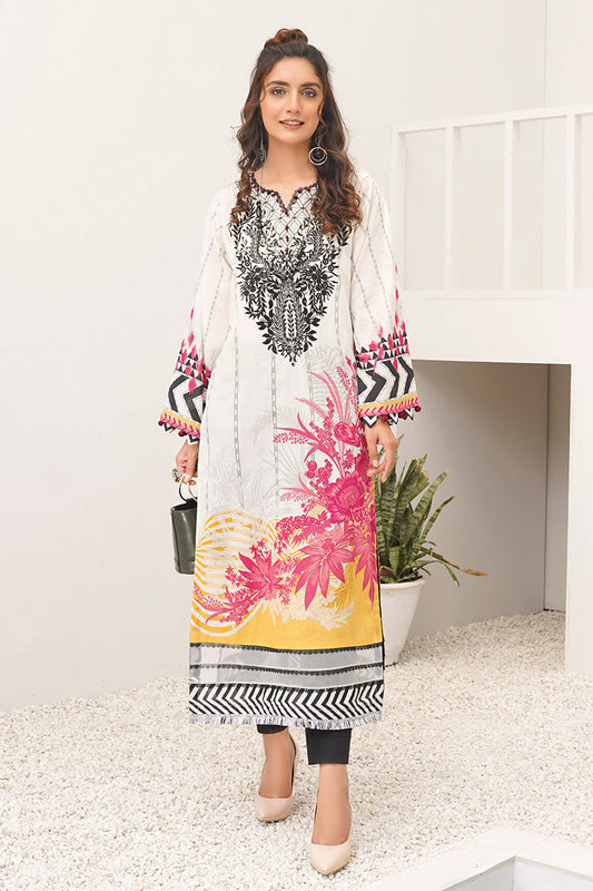 Picture of Ellena - 1-PC Unstitched Jacquard Kurti - Available at Raja Sahib