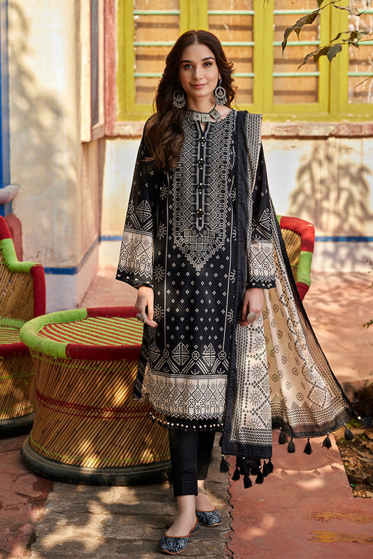 Picture of Ellena - 3-PC Unstitched Digital Printed Lawn Suit - Available at Raja Sahib
