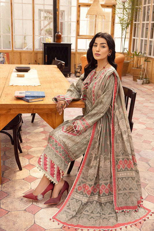 Picture of Ellena - 3-PC Unstitched Lawn Suit - Available at Raja Sahib
