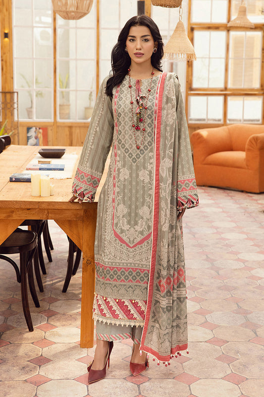 Picture of Ellena - 3-PC Unstitched Lawn Suit - Available at Raja Sahib