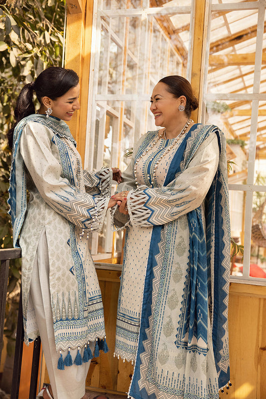 Picture of Ellena - 3-PC Unstitched Digital Printed Lawn Suit - Available at Raja Sahib