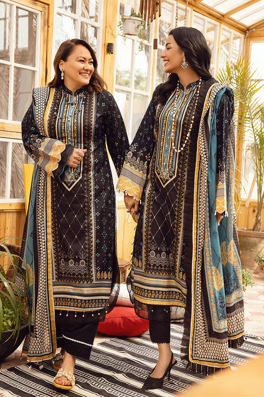 Picture of Ellena - 3-PC Unstitched Lawn Suit - Available at Raja Sahib