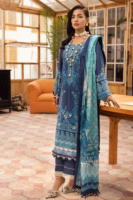 Picture of Ellena - 3-PC Unstitched Digital Printed Lawn Suit - Available at Raja Sahib