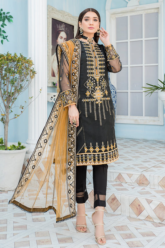 Picture of Ellena - 3-PC Stitched Organza Suit - Available at Raja Sahib