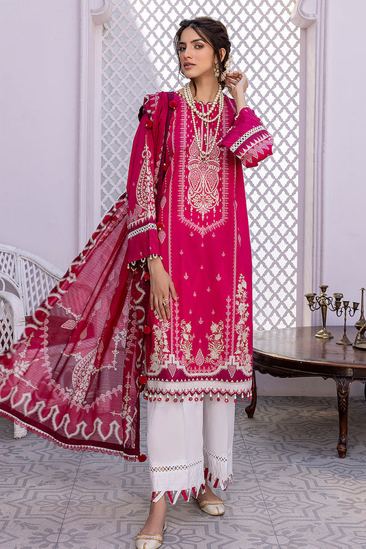 Picture of Ellena - 3-PC Unstitched Digital Printed Lawn Suit - Available at Raja Sahib