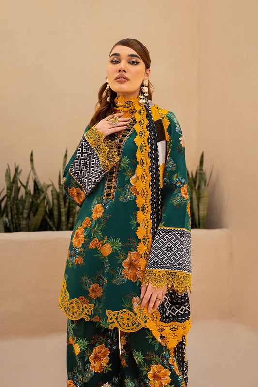 Picture of Maria Osama Khan - Raya Unstitched Collection Vol 1 - Jade - Available at Raja Sahib