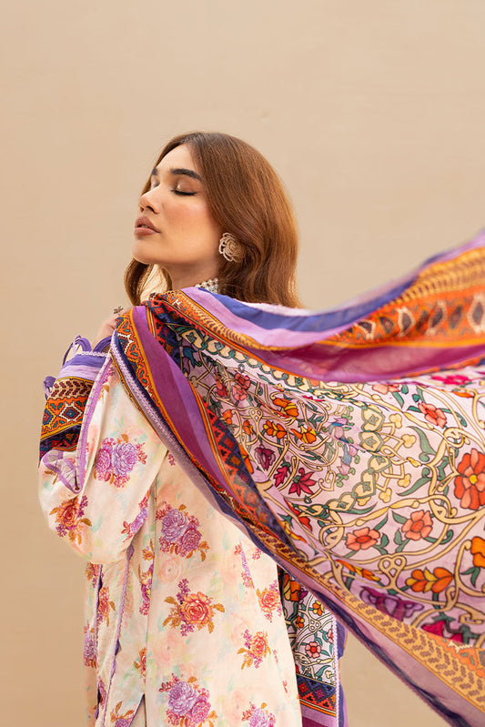 Picture of Maria Osama Khan - Raya Unstitched Collection Vol 1 - Lavender haze - Available at Raja Sahib