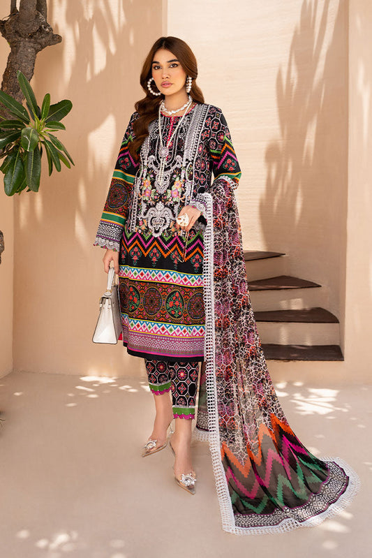 Picture of Maria Osama Khan - Raya Unstitched Collection Vol 1 - Onyx - Available at Raja Sahib