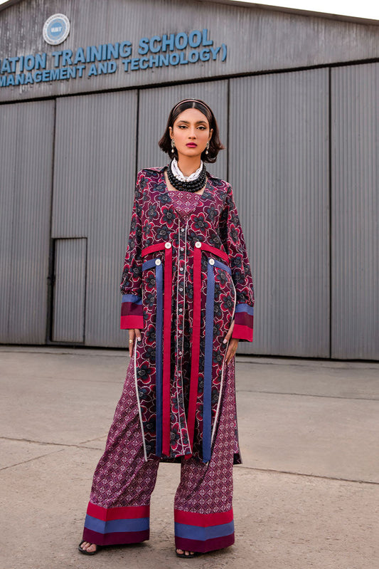 Picture of Maria Osama Khan - Retro Ready to Wear Edit Vol 2 - Vivid - Available at Raja Sahib