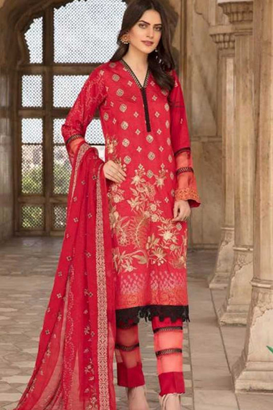 Picture of Shaista - M-145 Masuri Viscose Embroidered Collection - Available at Raja Sahib
