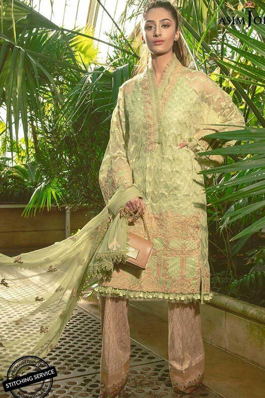 Picture of Asim Jofa - AJLL-4B Luxury Lawn Collection - Available at Raja Sahib