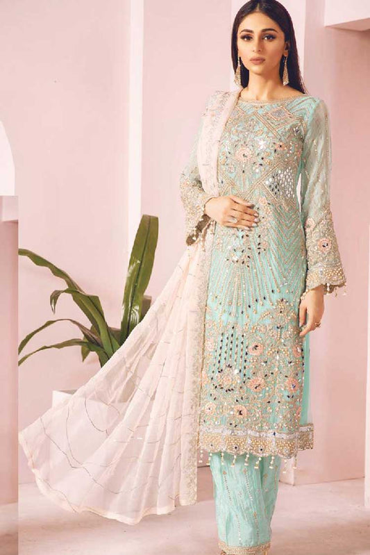 Picture of Maryum N Maria - SE-02 Shamrock Embroidered Collection - Available at Raja Sahib
