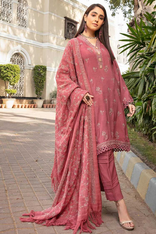 Picture of Shaista - Design 361 Khoobseerat Embroidered Peach Leather Collection Vol 5 - Available at Raja Sahib