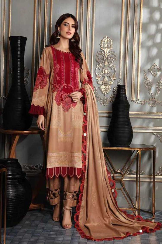 Picture of Charizma - CMJ 01 Flamingo Eve Signature Embroidered Marina Jacquard Collection - Available at Raja Sahib