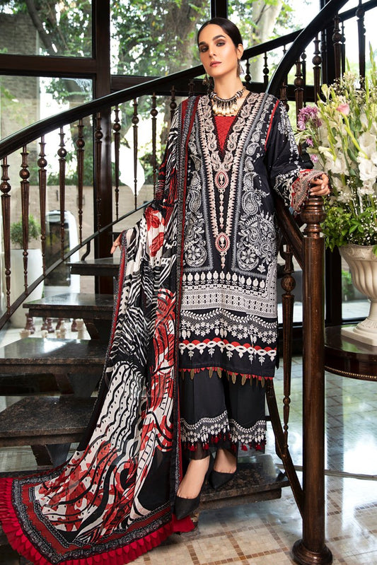 Picture of Ellena - 3-PC Unstitched Digital Printed Lawn Suit - Available at Raja Sahib