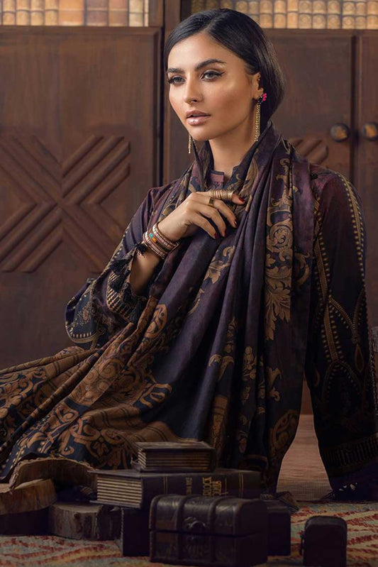 Picture of WK 00652 Digital Printed Embroidered Cottel Collection - Available at Raja Sahib