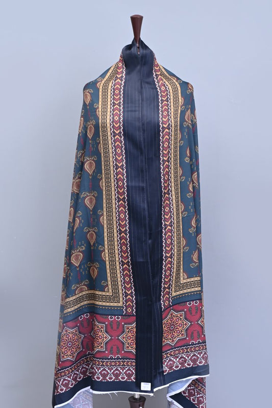 Picture of Ellena - Digital Printed Shawl - Available at Raja Sahib