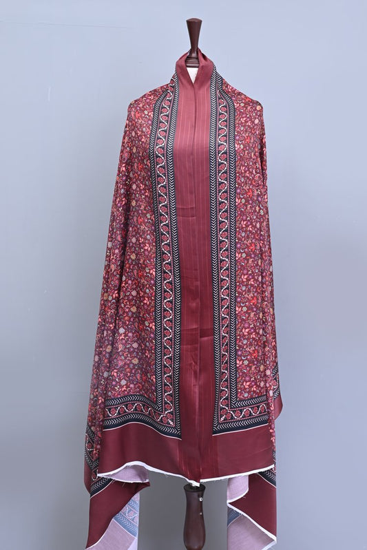 Picture of Ellena - Digital Printed Shawl - Available at Raja Sahib