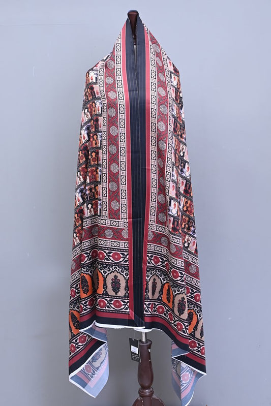 Picture of Ellena - Digital Printed Shawl - Available at Raja Sahib