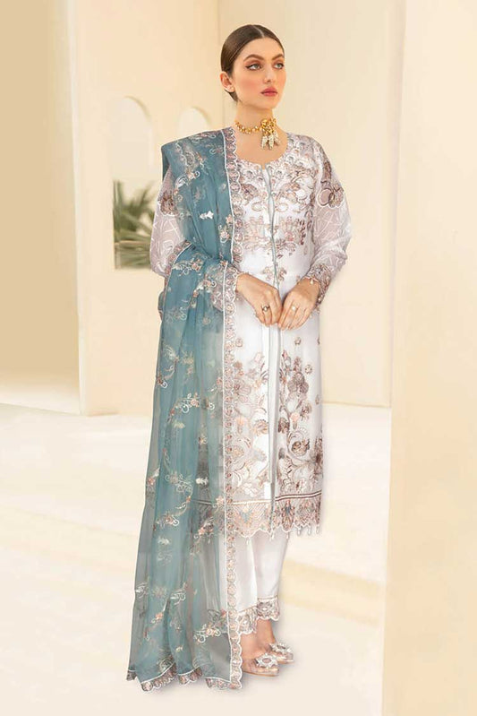 Picture of Ramsha - K 105 Kashish Weightless Chiffon Collection Vol 1 - Available at Raja Sahib