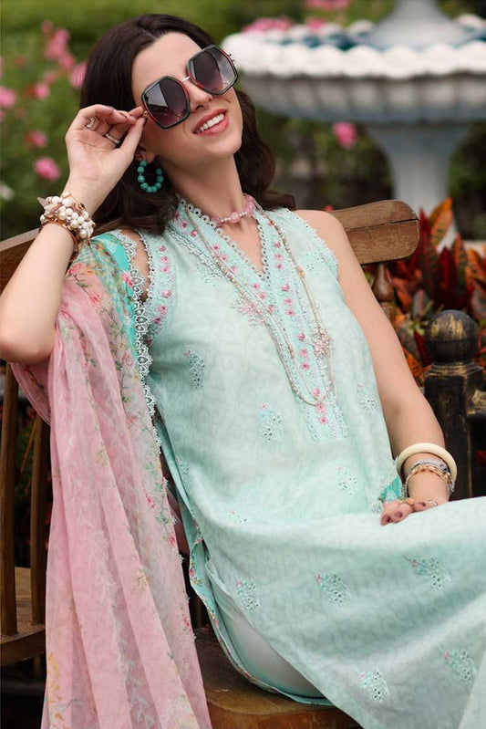 Picture of Noor by Saadia Asad -Design 3A Noor Luxe Printkari Collection - Available at Raja Sahib