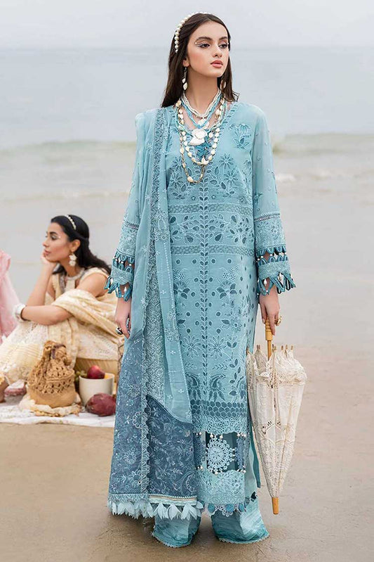 Picture of Nureh - NSL 05 Amelie Tere Sang Swiss Lawn Collection - Available at Raja Sahib