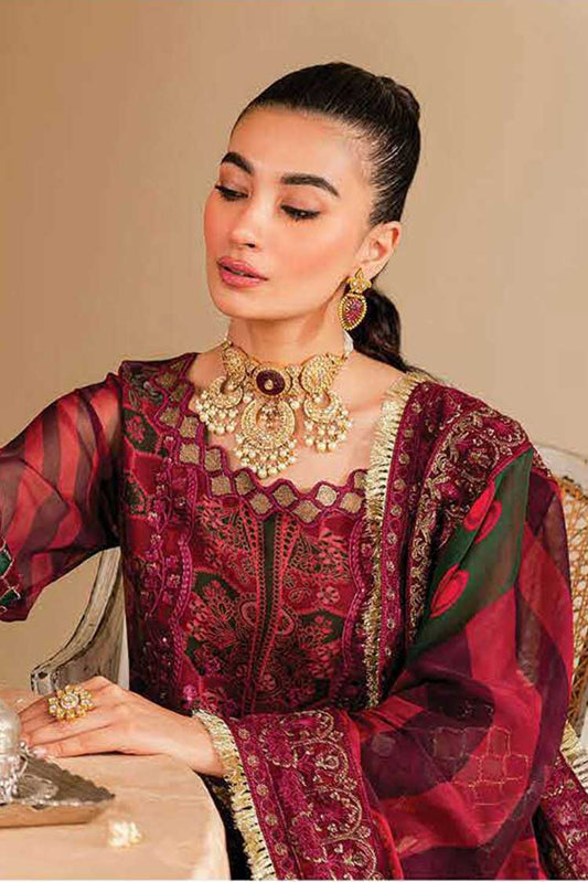 Picture of Charizma - VSL 08 Vasal Premium Embroidered Formal Chiffon Collection Vol 1 - Available at Raja Sahib