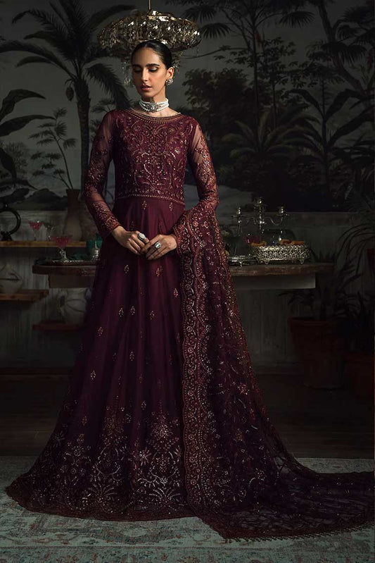 Picture of Zarif - ZLR 06 Carmine La Rosella Luxury Formals - Available at Raja Sahib