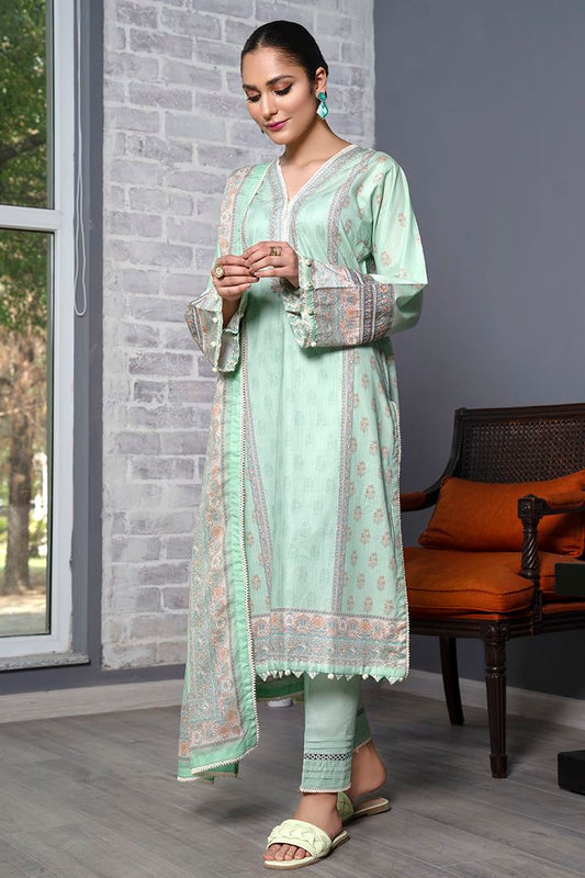 Picture of Ellena - 3-PC Unstitched Digital Printed Lawn Suit - Available at Raja Sahib
