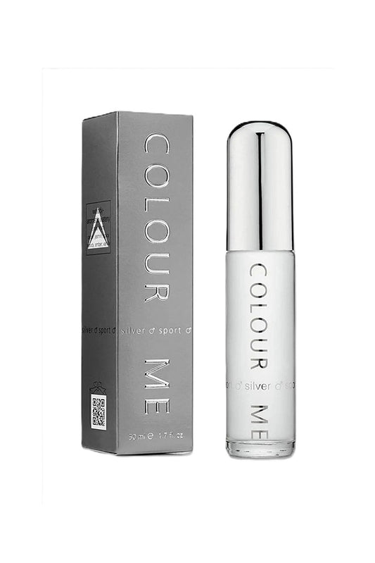 Colour Me - Silver Sport Perfume for Men - 50ml