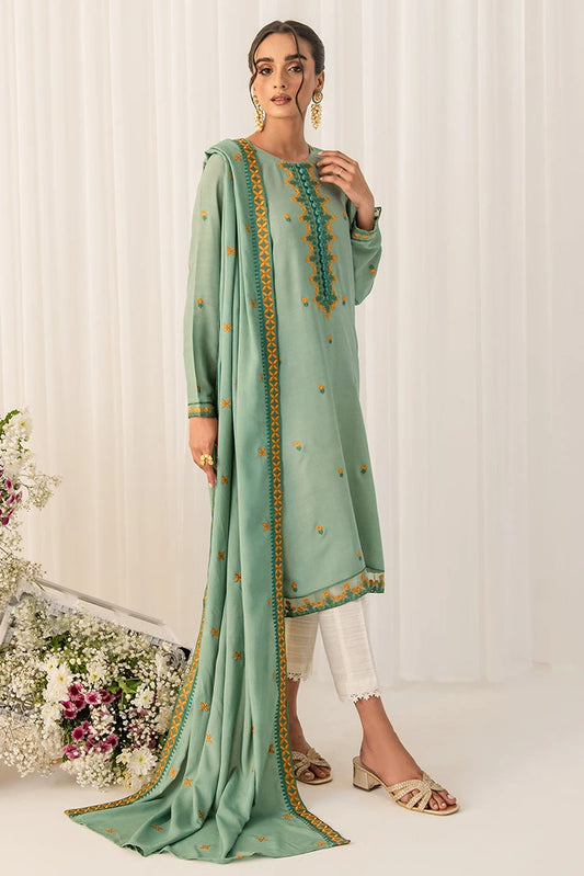 Picture of Cross Stitch - Forest Mint - 2 Piece - Available at Raja Sahib