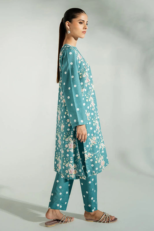 Picture of Cross Stitch - Blazing Blue - 2 Piece - Available at Raja Sahib