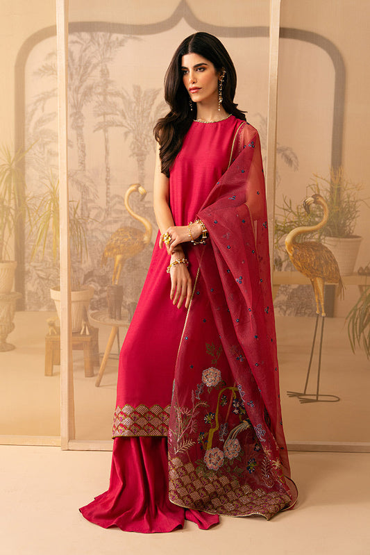 Picture of <!--hc-->Cross Stitch - Luxe Atelier Unstitched Collection - Rosy Twilight - Available at Raja Sahib