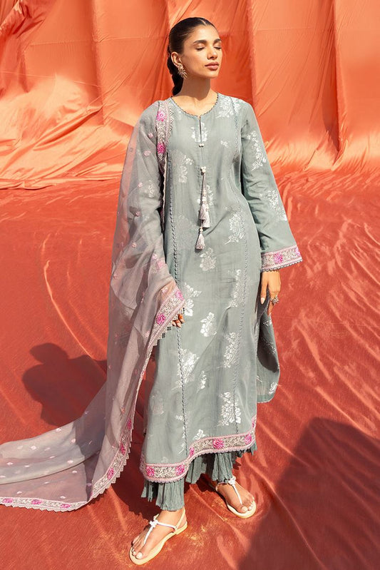 Picture of Cross Stitch - Eid Lawn Edit 2 - Silver Shine - Available at Raja Sahib