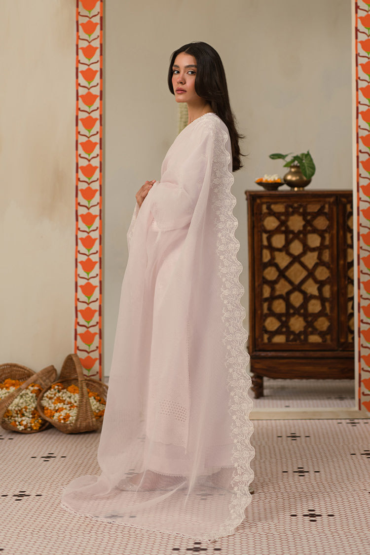 Picture of Cross Stitch - Unstitched Chikankari Collection - Pale Lilac - Available at Raja Sahib