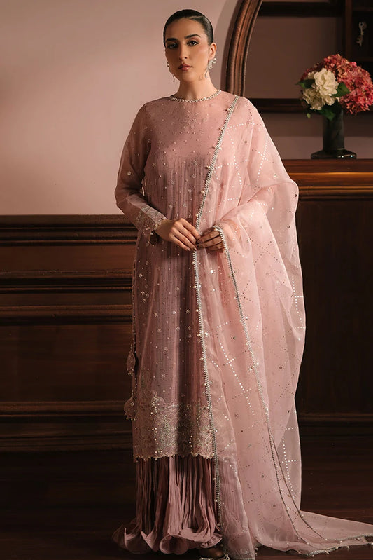 Picture of <!--gd-->Cross Stitch - Wedding Festive Unstitched Collection - Rosy Whisper - Available at Raja Sahib